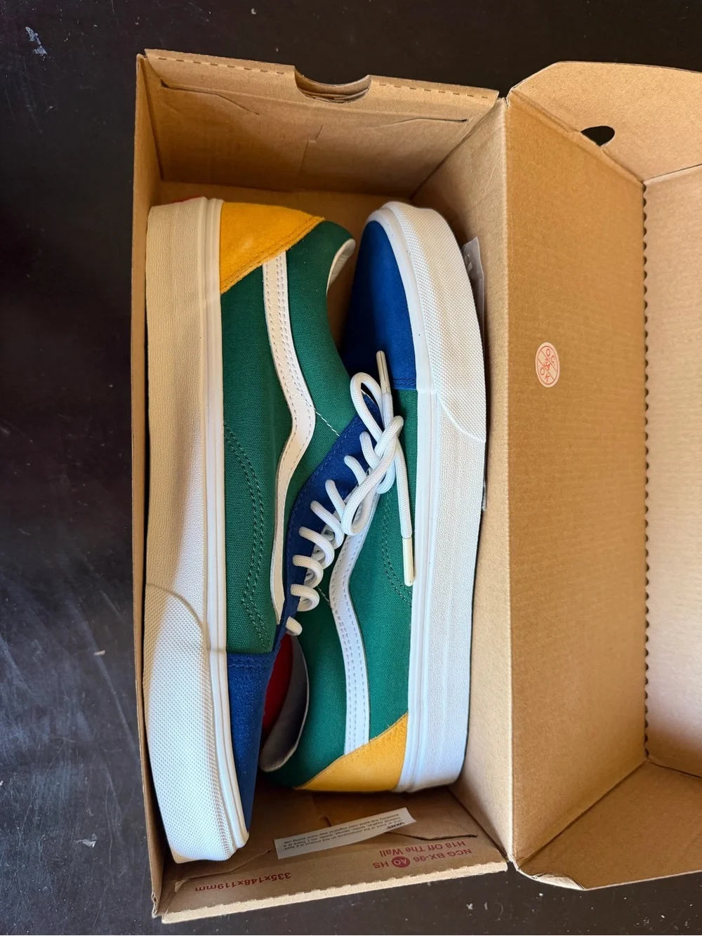 Vans colorblock old
